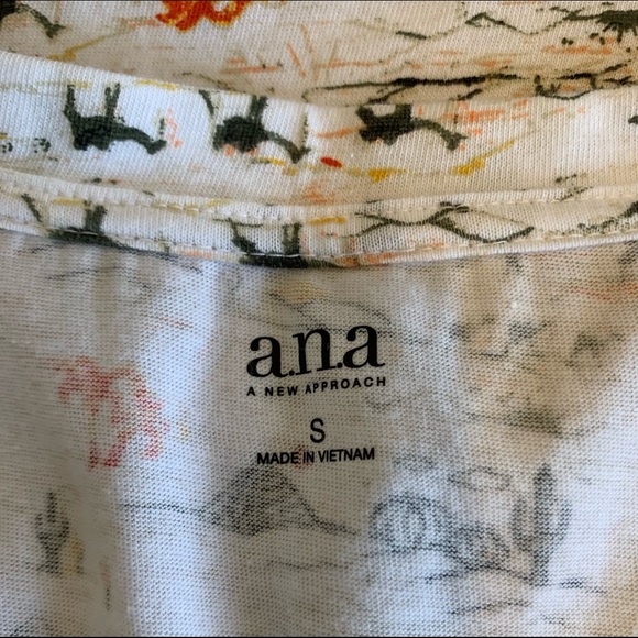 A.N.A. Cactus Camel Soft V-Neck Top - Picture 5 of 6